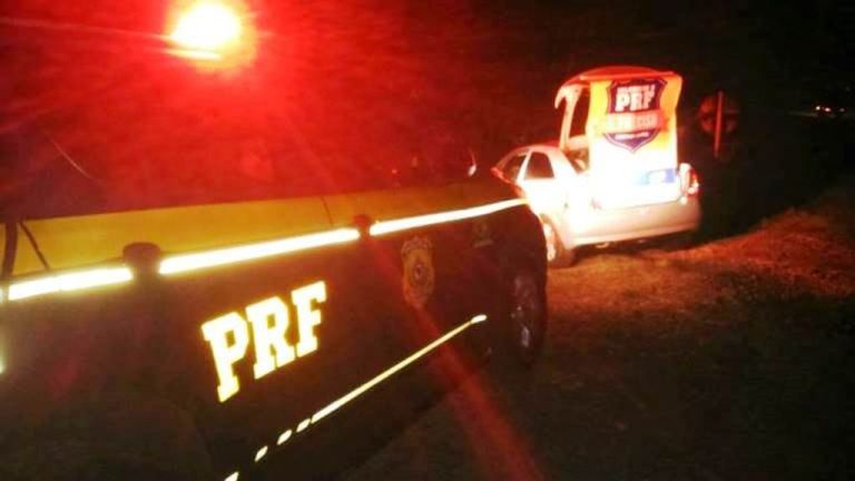 PRF realiza apreensão de cigarros contrabandeados na BR 282, em Joaçaba
