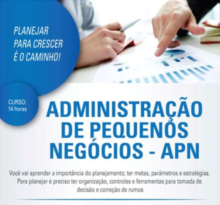 Curso sobre Administração de Pequenos Negócios acontece neste mês em Joaçaba