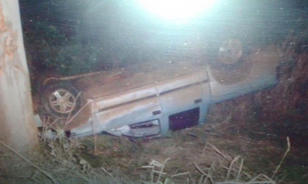 Veículo de Joaçaba se envolve em acidente na SC-135