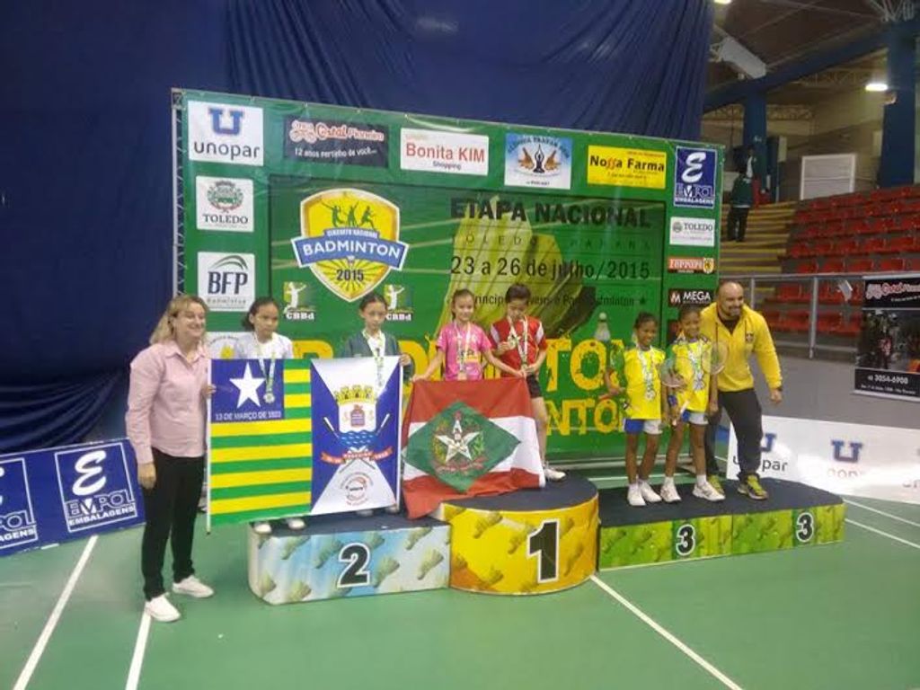 Atletas de Joaçaba e Herval conquistam o ouro no nacional de Badminton