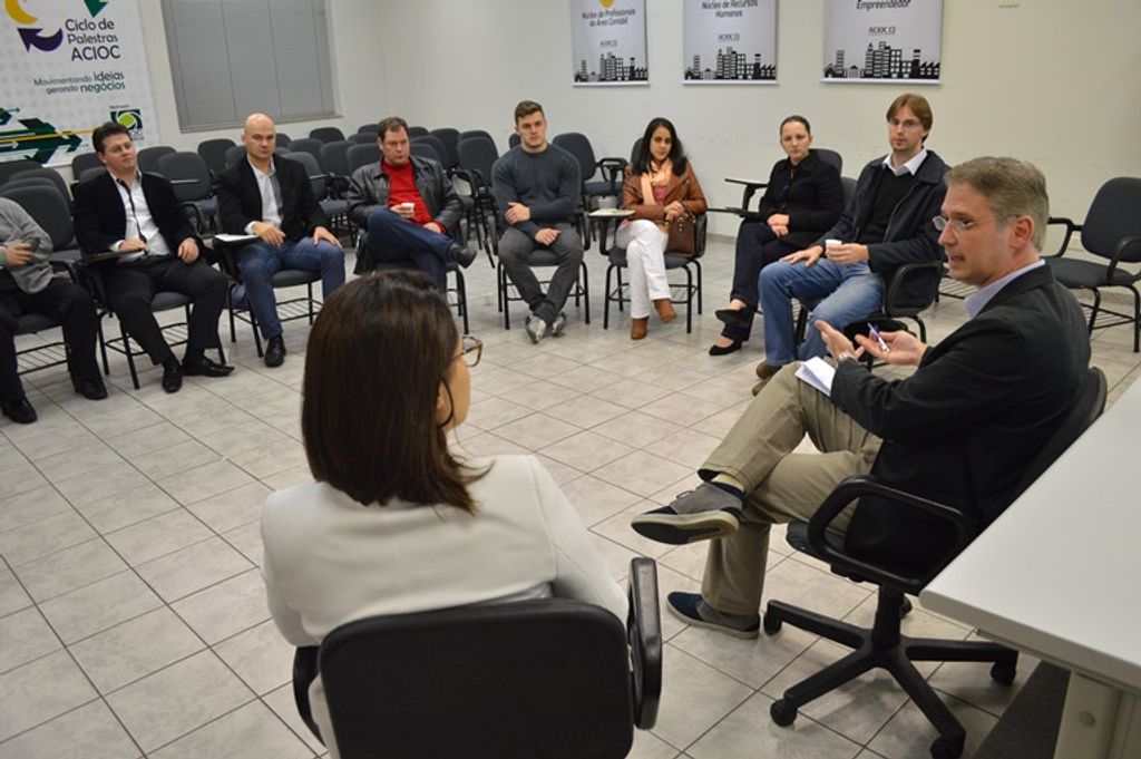 Marcos Weiss participa de bate papo com Núcleo Jovem Empreendedor da Acioc