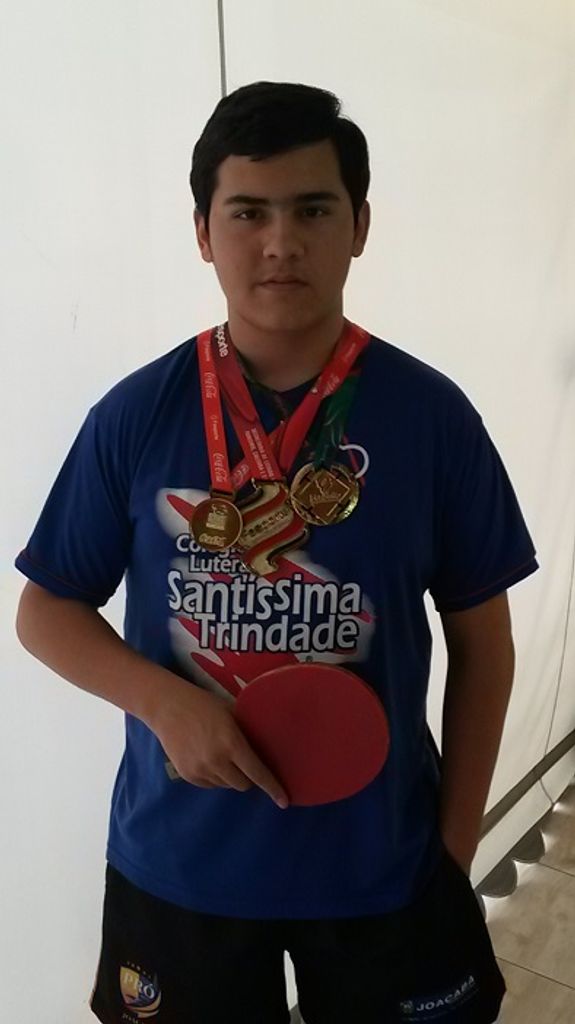 Joaçabense Daniel Godoi conquista vagas em competições nacional e internacional de tênis de mesa