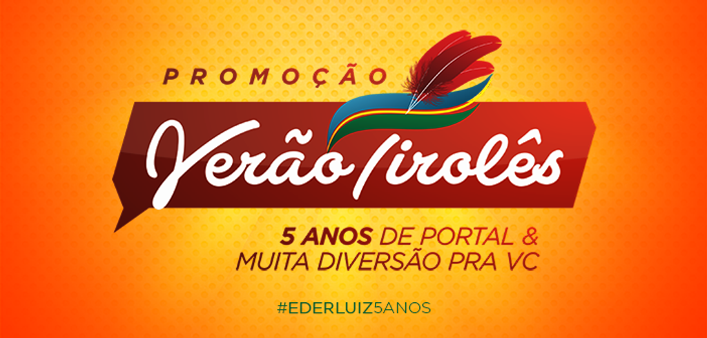 Portal Éder Luiz comemora 5 anos com presentes para os leitores. Saiba como participar!