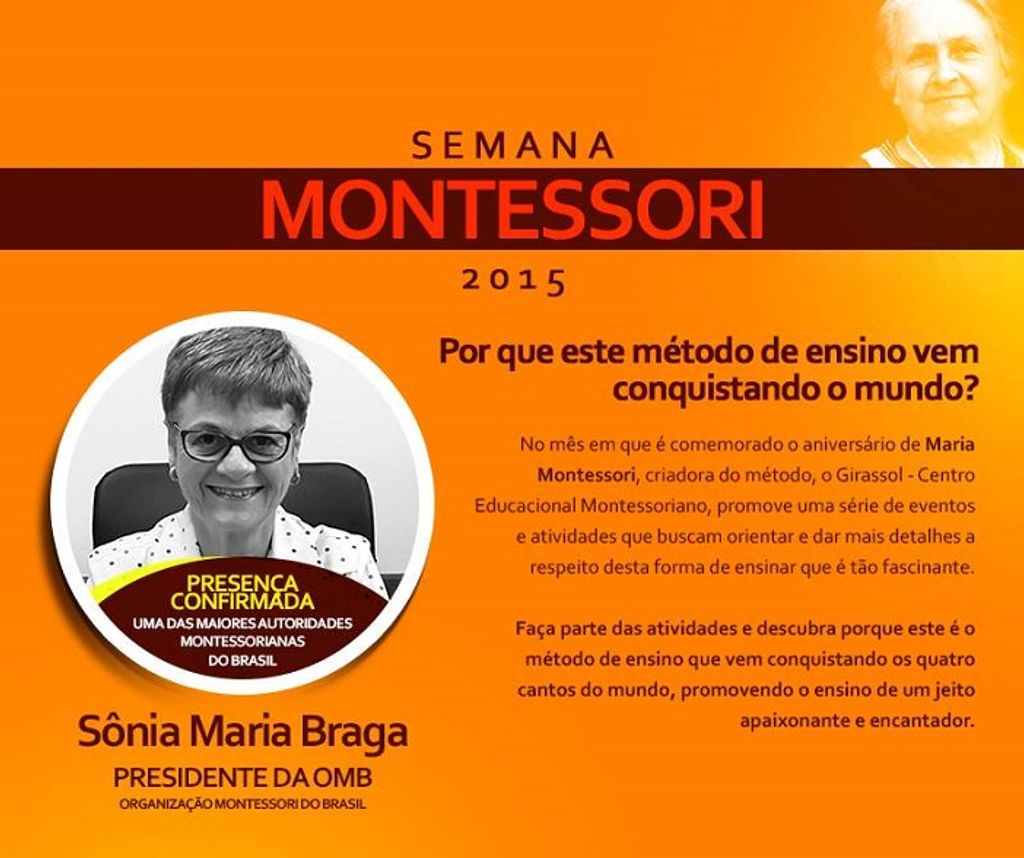 Venha participar da Semana Montessori