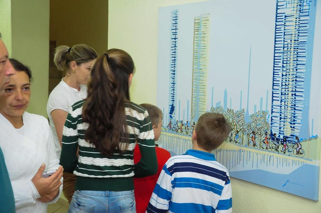 Guanabara realiza em Videira a exposição “As Paredes da Minha Infância”