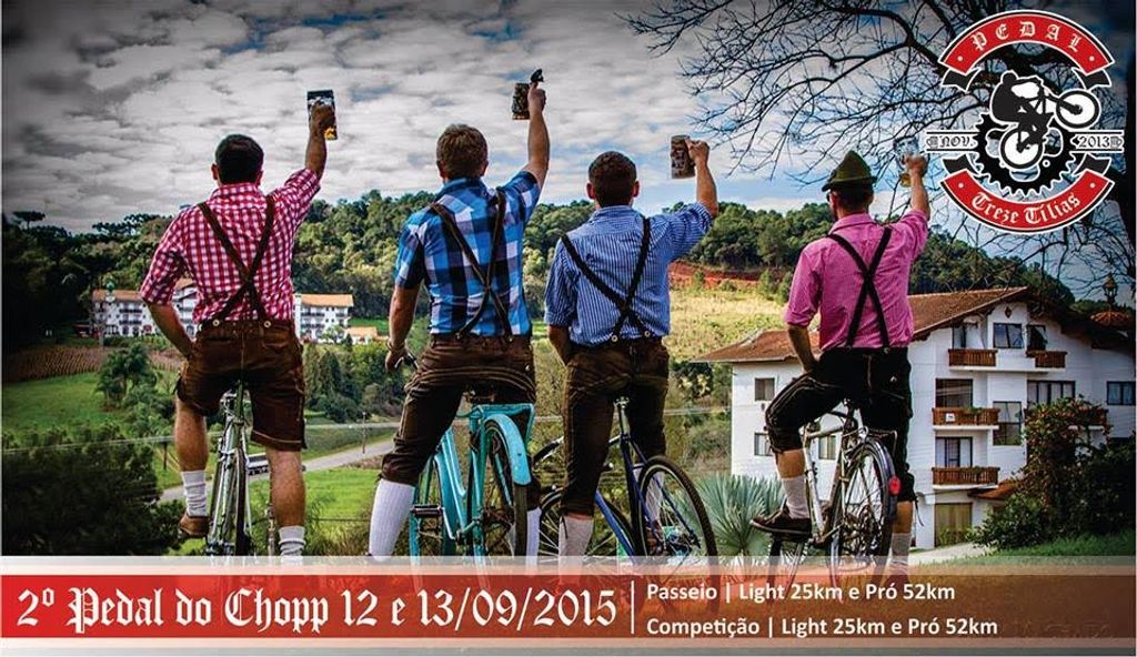 2º Pedal do Chopp deve contar com cerca de 400 ciclistas
