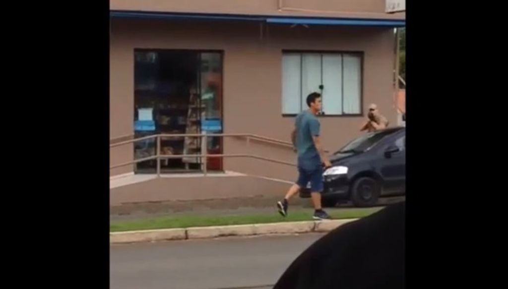 Homem transtornado é morto pela polícia. Vídeo mostra a ação da PM
