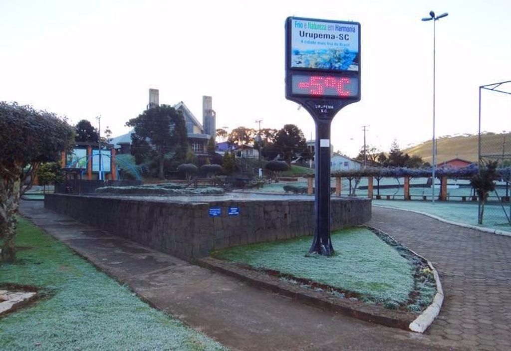 Temperaturas abaixo 0º em Joaçaba no final de semana