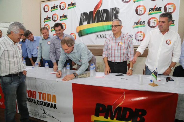 Com a presença de lideranças estaduais Chico Lopes filia-se no PMDB de Joaçaba