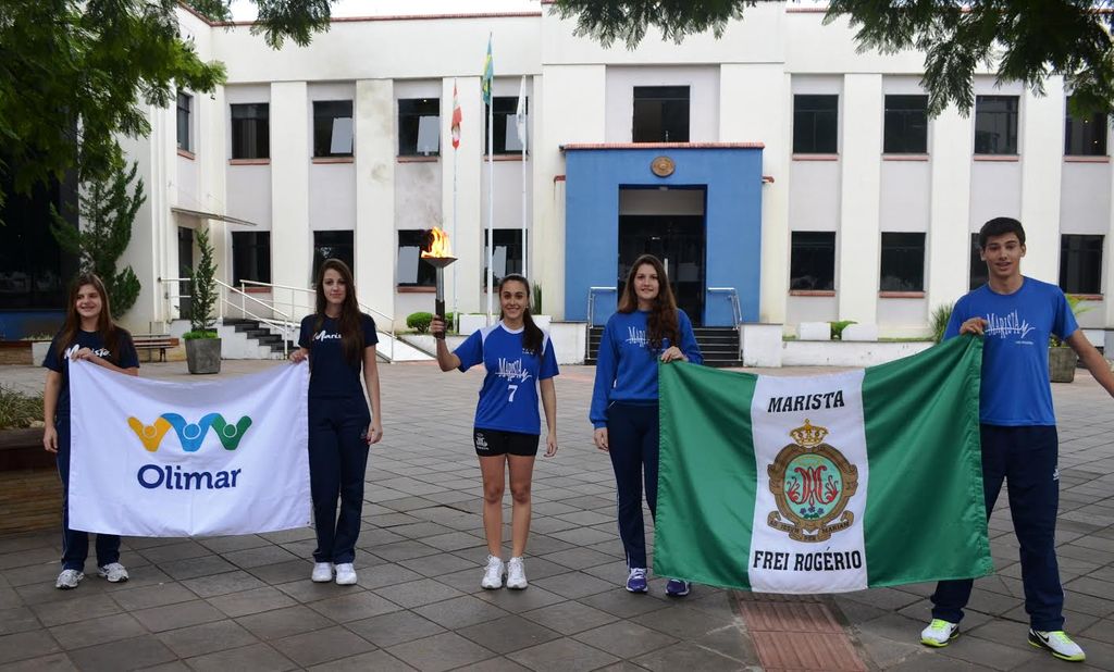 Alunos do Colégio Marista Frei Rogério participam da Olimar
