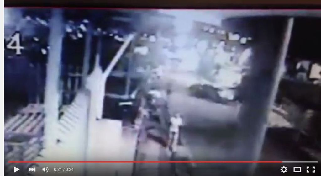 Assista – Câmeras registram acidente entre moto e carro em Herval