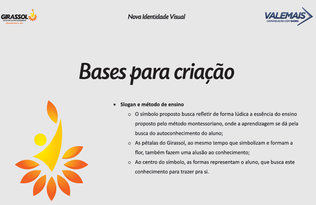 Escola Girassol apresenta sua nova logomarca