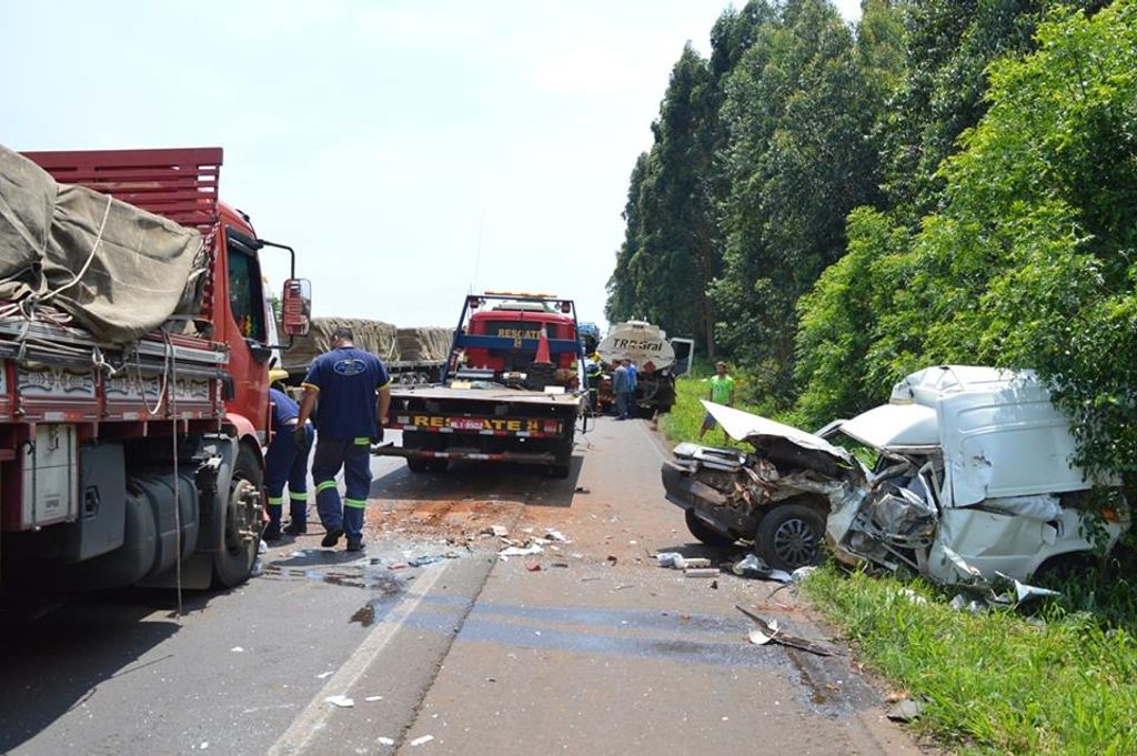 Em duas horas, PRF registra dois acidentes em função de obras de melhorias na BR-282