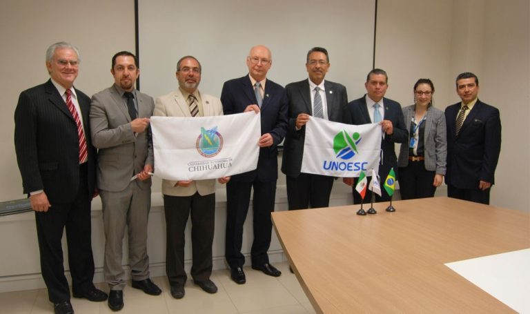 Unoesc recebe comitiva da Universidade Autônoma de Chihuahua