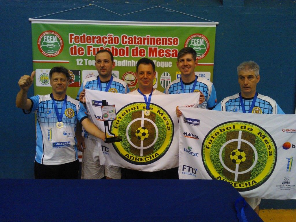 Equipe de Joaçaba é campeã estadual de Futebol de Mesa