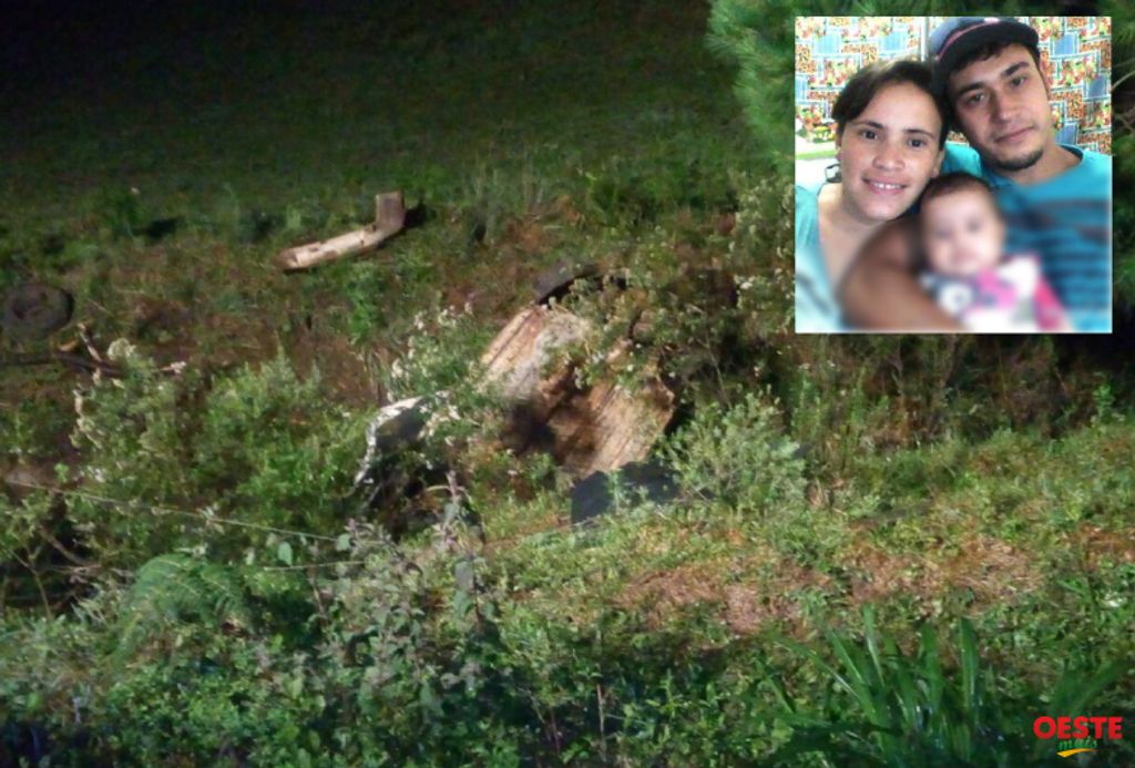 Casal morre em acidente na BR-282