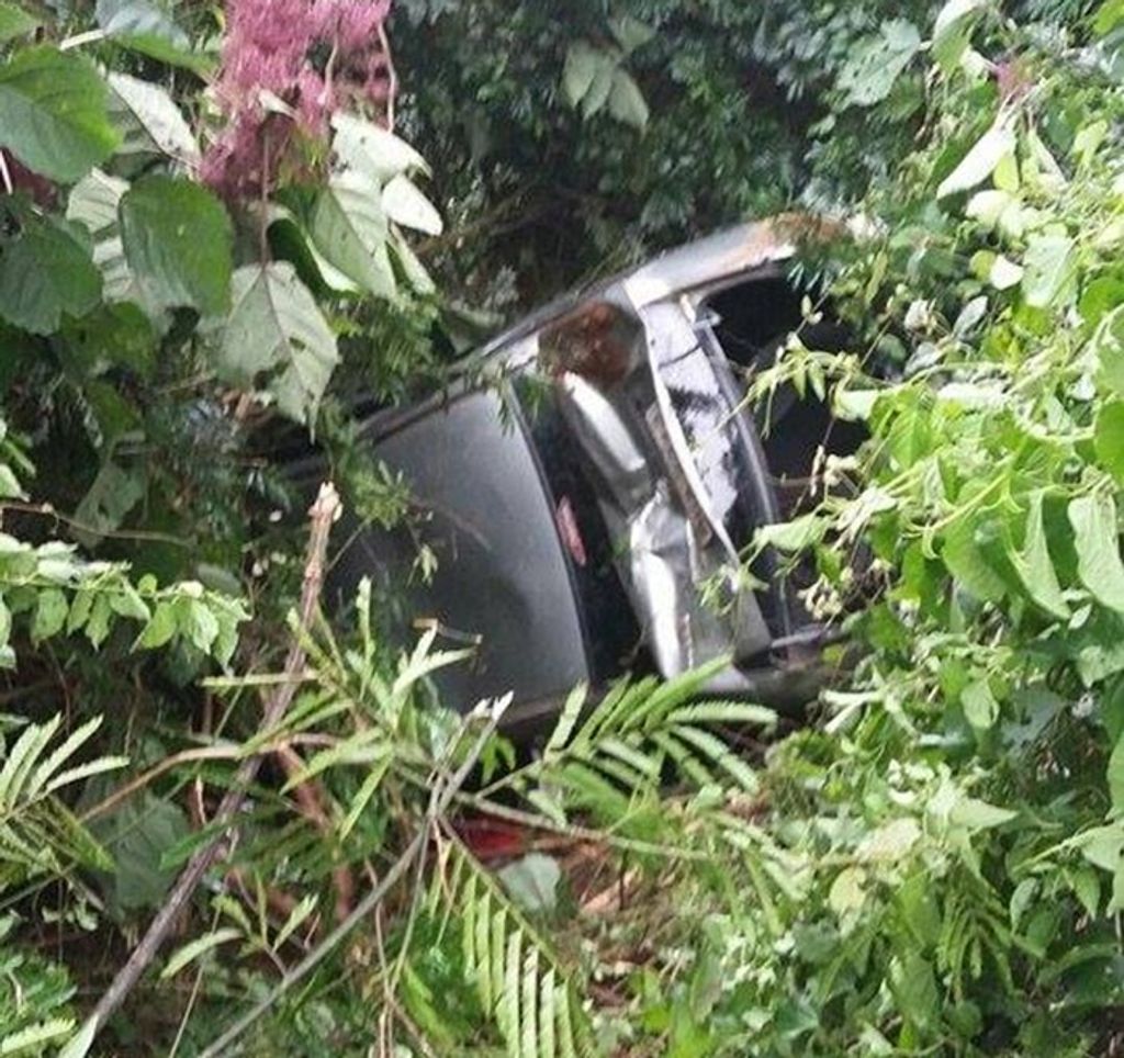 PRF investiga saída de pista ocorrida nesta quinta-feira, na BR 282 em Joaçaba