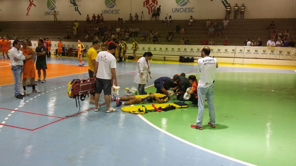 Acidente marcou a decisão do 3º lugar do Handebol nos Jasc