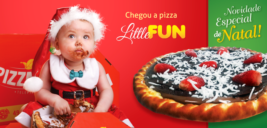 Conheça essa delícia! Pizzafun lança a deliciosa Pizza Little Fun