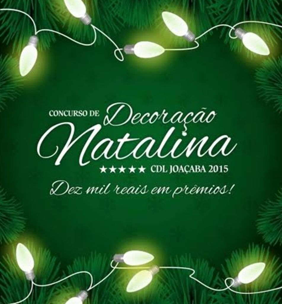 Empresas vencedoras do Concurso de Decoração Natalina de Joaçaba serão conhecidas dia 23