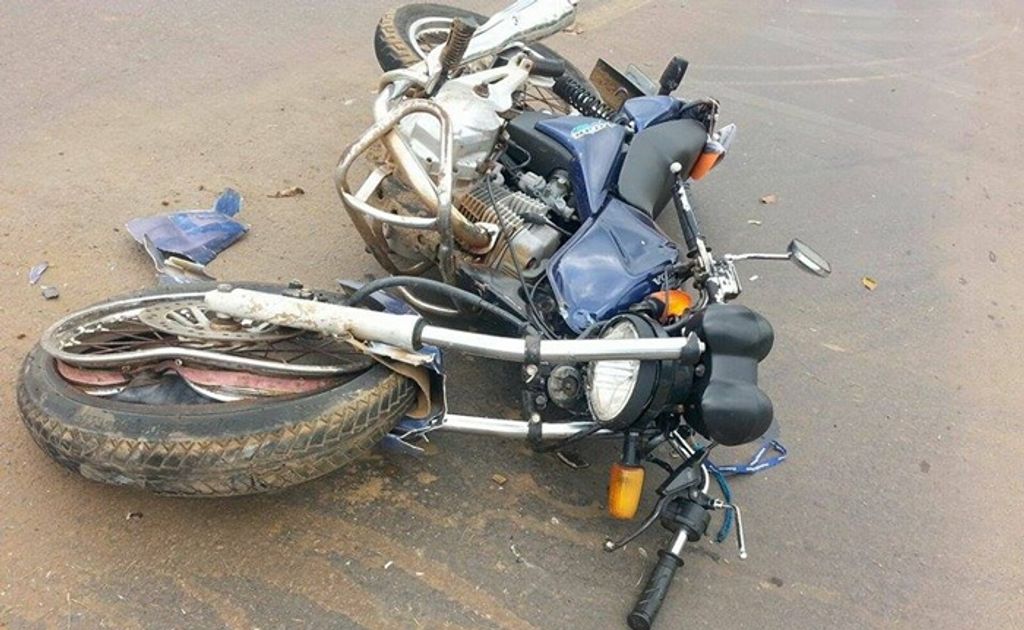 Acidente na BR 282 em Erval Velho, deixa motociclista ferido