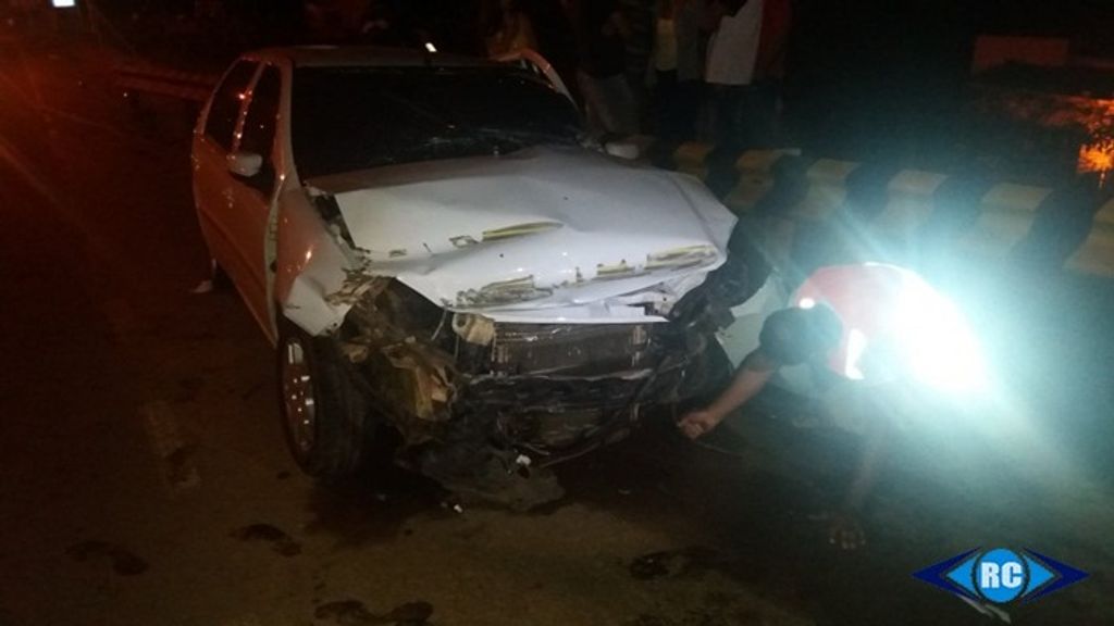 Saída de pista deixa jovem gravemente ferido no Acesso Cidade Alta, em Capinzal