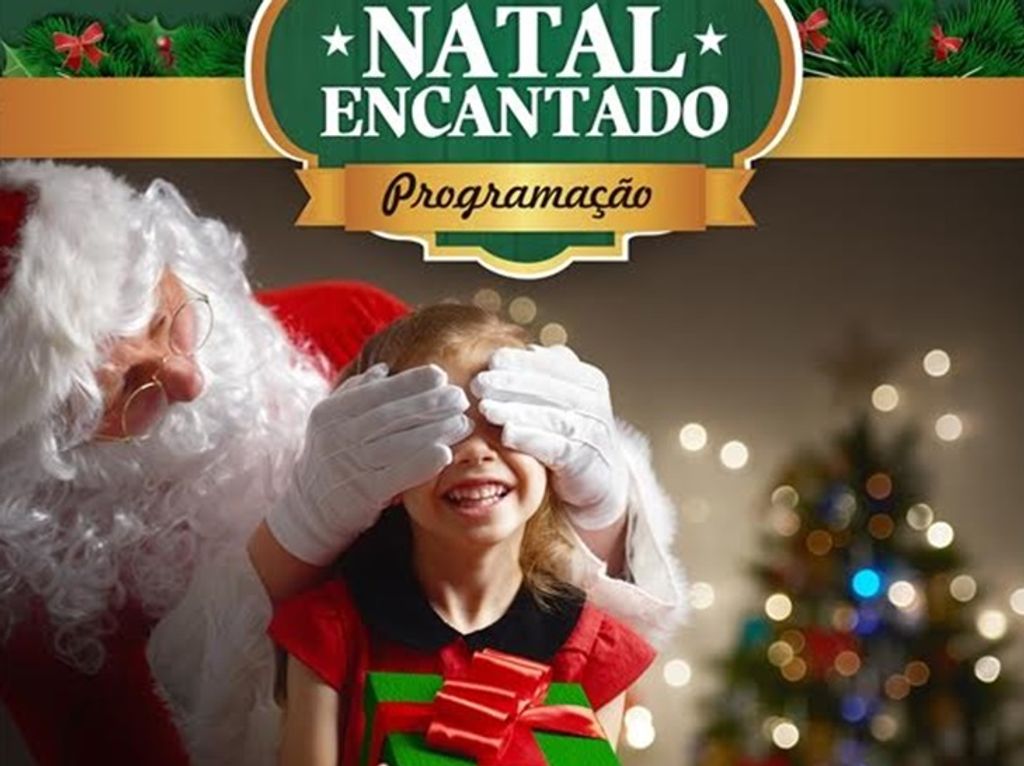 Natal Encantado de Joaçaba será aberto sexta-feira com a chegada do Papai Noel