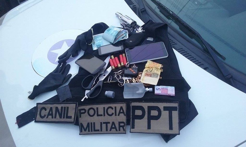 Bandido foge de abordagens da polícia na região de Irani e pratica dois assaltos antes de ser preso