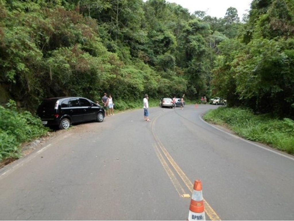 Acidente com vários feridos na SC-390 em Peritiba