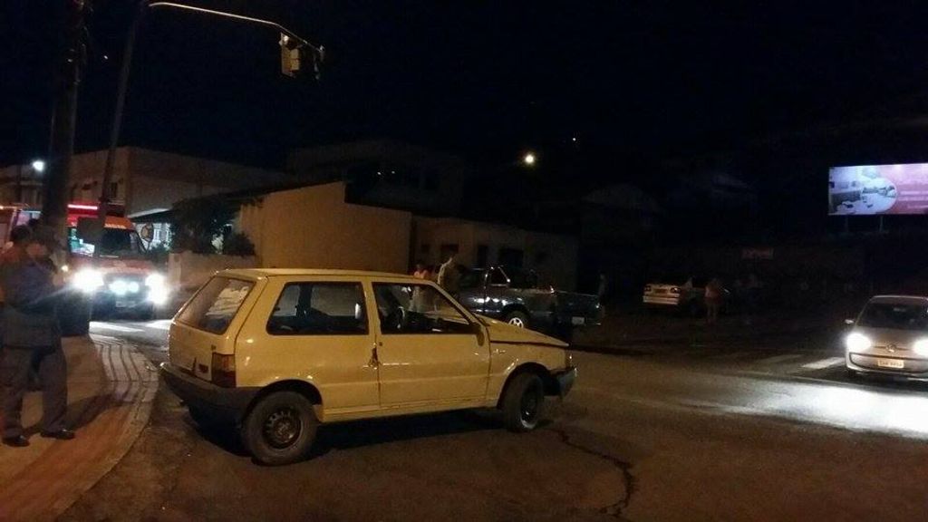 Acidente de trânsito com motorista preso por embriaguez ao volante em Herval d´Oeste