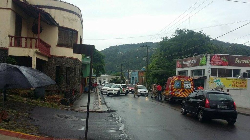 Briga e agressão no centro de Herval d´Oeste