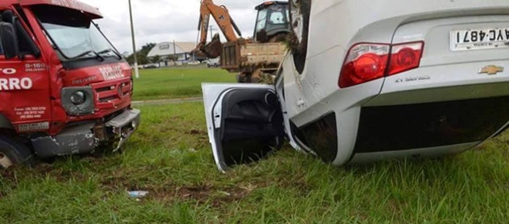 Caminhão de Catanduvas se envolve em acidente com morte na BR 470