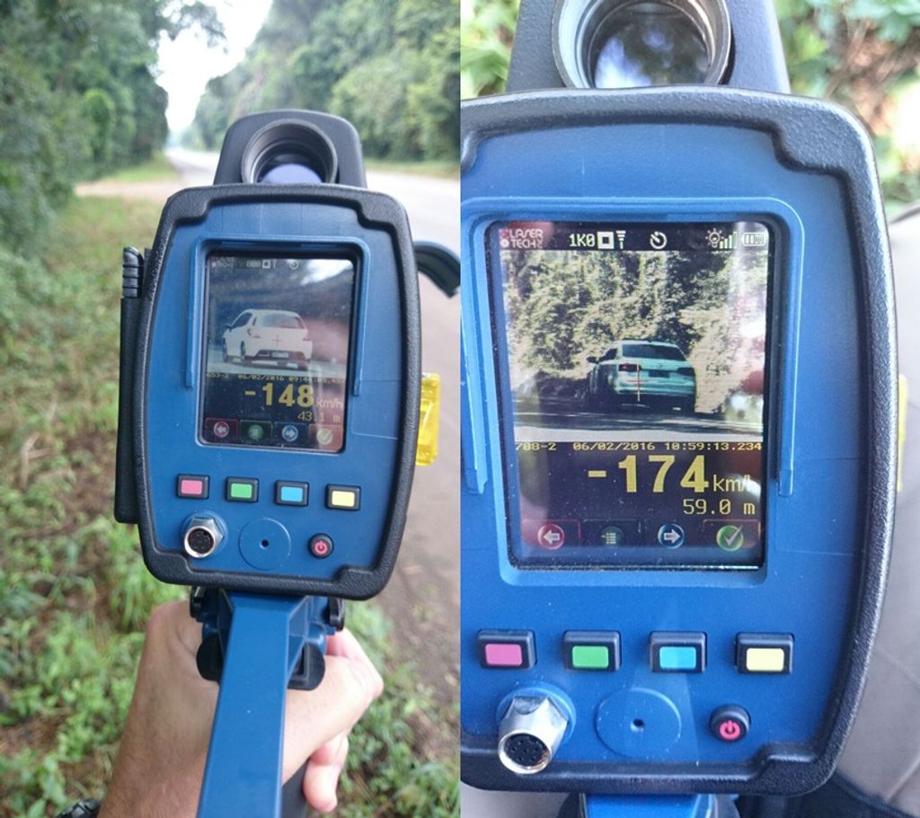 Em apenas algumas hora de fiscalização PRF flagra 299 veículos trafegando acima da velocidade em Herval