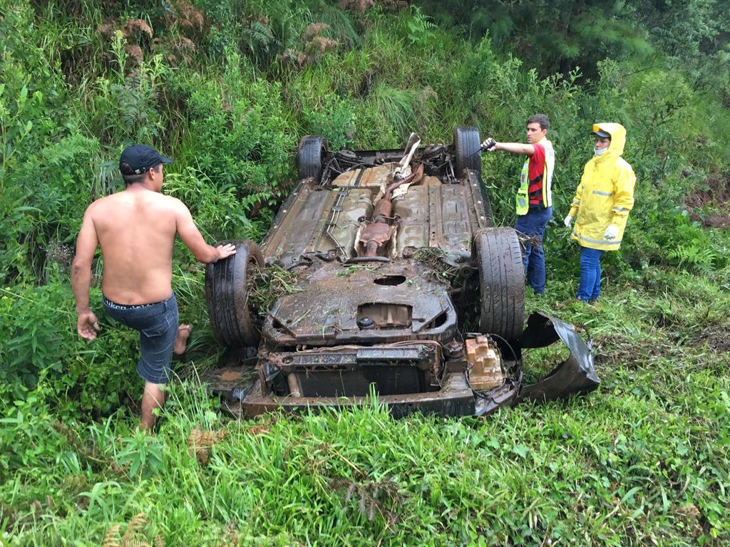 Leitor registra acidente na BR-282