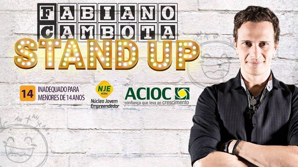 Núcleo Jovem Empreendeor promove Stand Up com Fabiano Cambota, vocalista da Banda Pedra Letícia