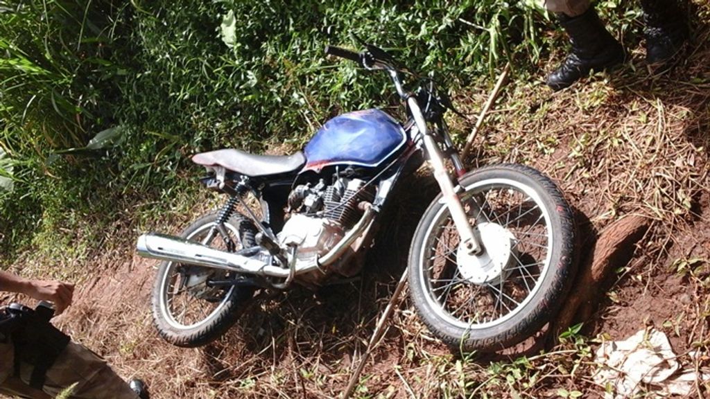 Polícia Militar recupera motocicleta com registro de furto/roubo