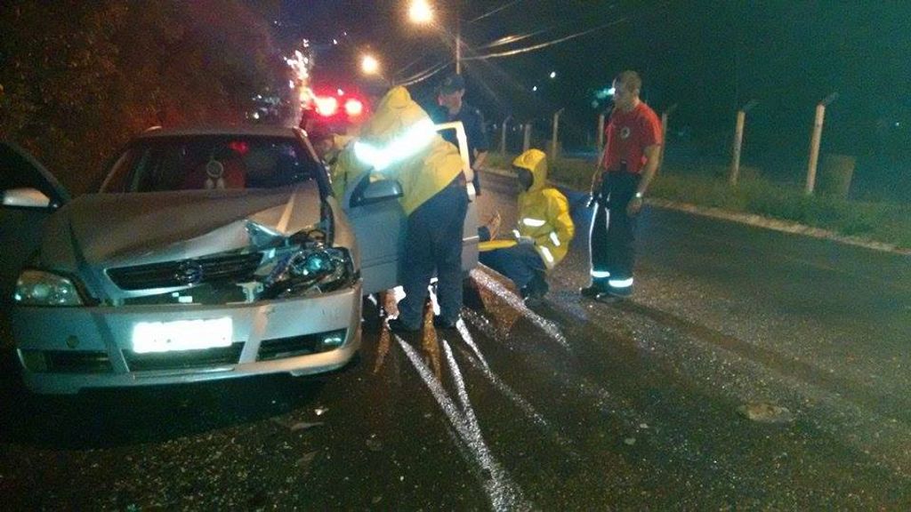 Colisão Traseira é registrada na Avenida Santa Terezinha