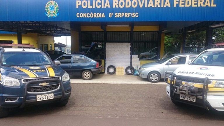 Apreensão de mais de 9 mil carteiras de cigarro na BR 153