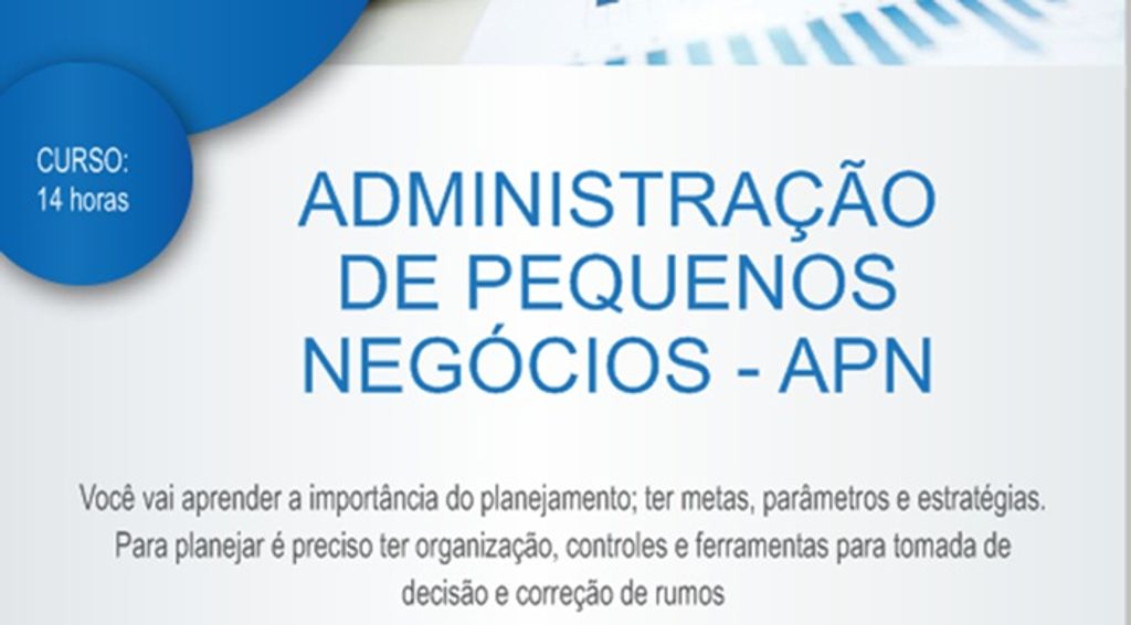 Sebrae promove curso sobre Administração de Pequenos Negócios  em Joaçaba