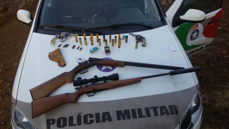 Ocorrência de maus tratos contra cão acaba em prisão e apreensão de armas