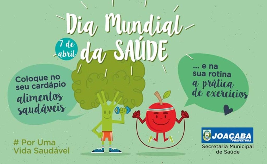 Joaçaba celebrará Dia Mundial da Saúde nesta quinta-feira com atividades na Praça