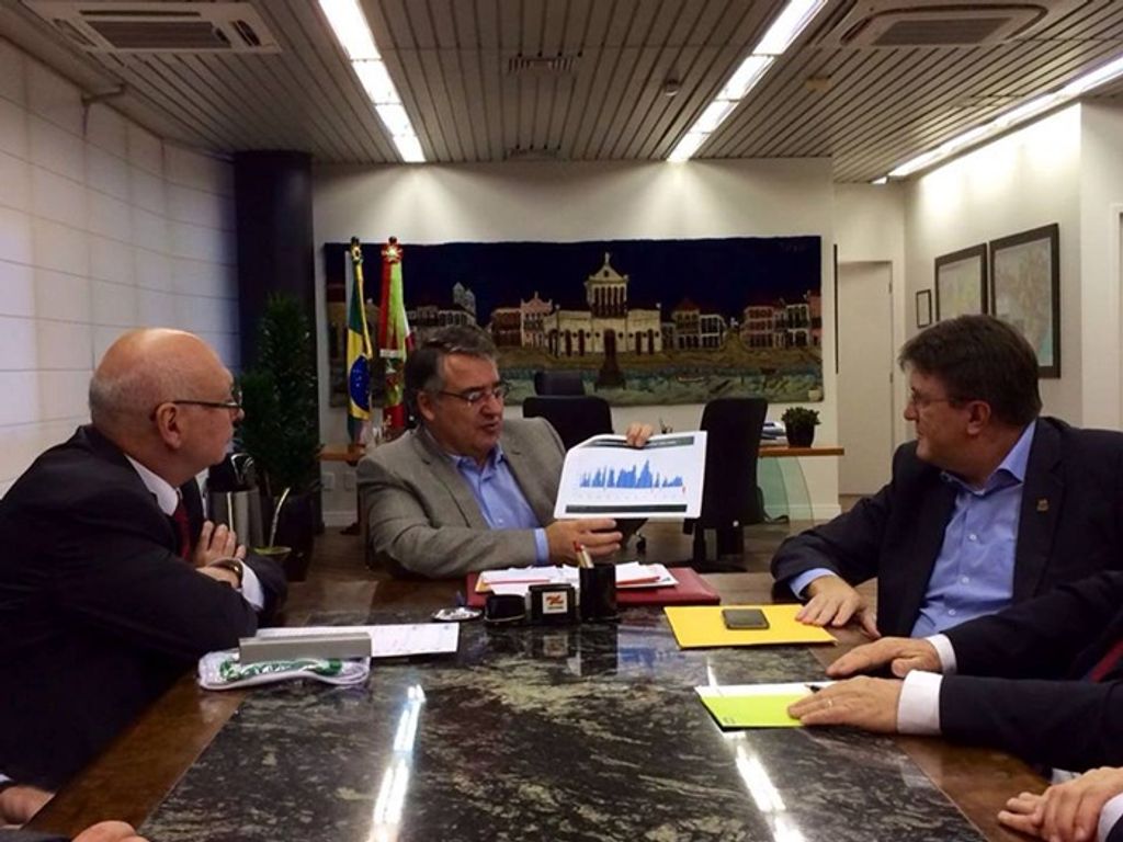 Reitores da Acafe participam de reunião com o governador para tratar de bolsas, inovação e pesquisa