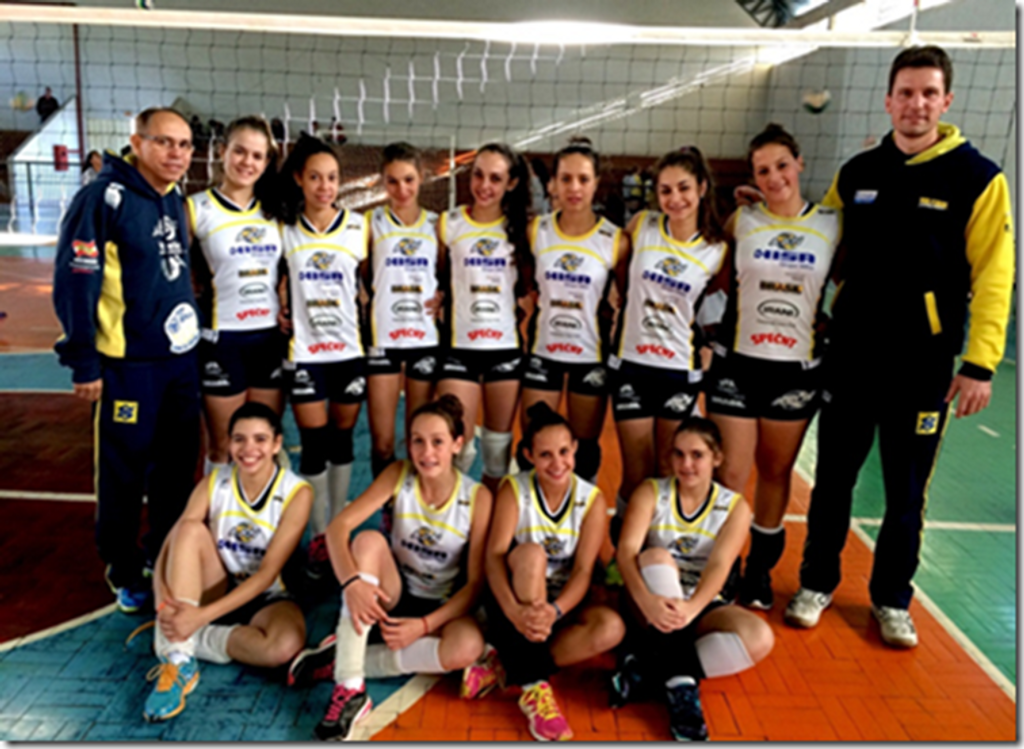 Equipe mirim da AJOV fica em terceiro lugar em etapa estadual em Xanxerê