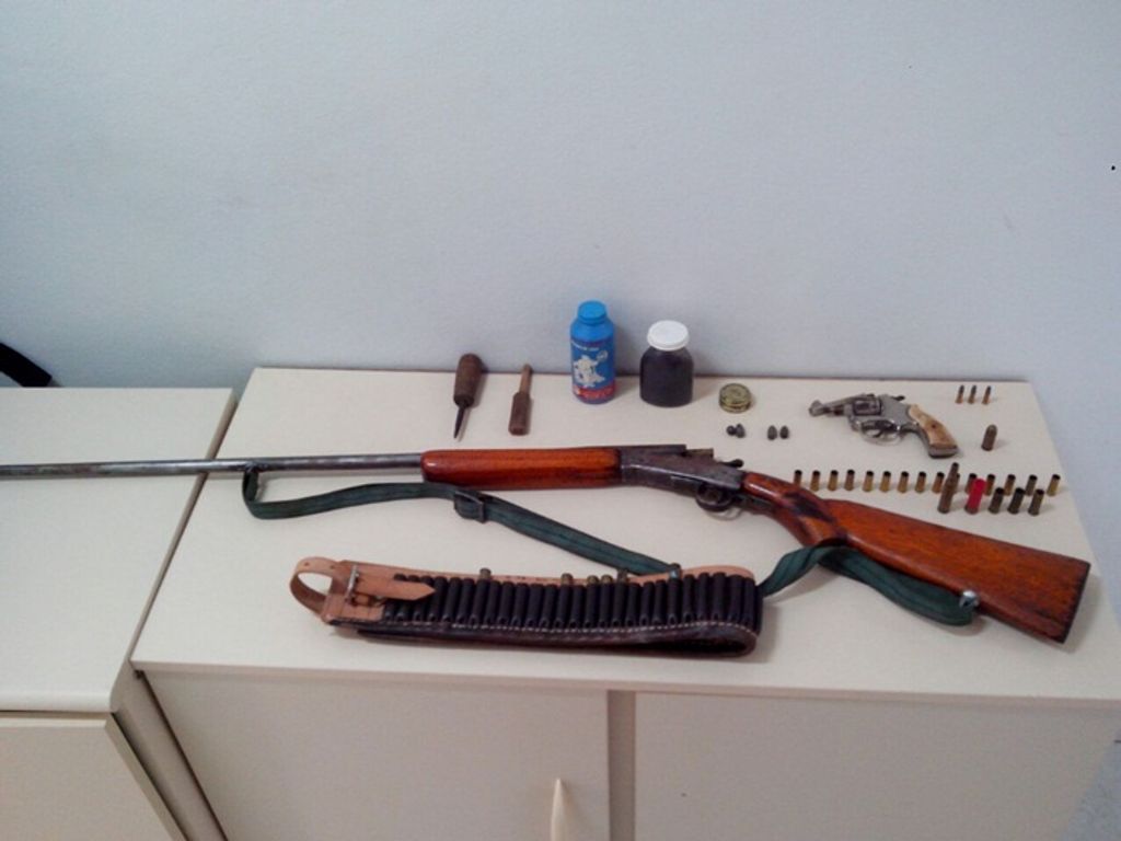 Polícia apreende arma e munições em Herval d’ Oeste