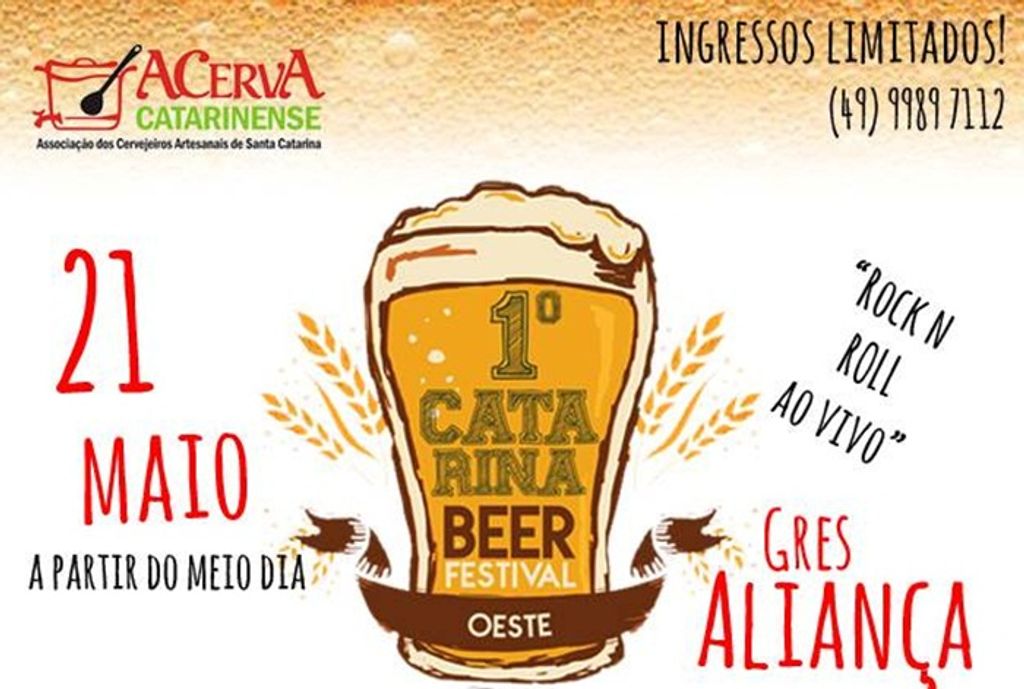 Joaçaba recebe Festival da Cerveja Artesanal neste final de semana