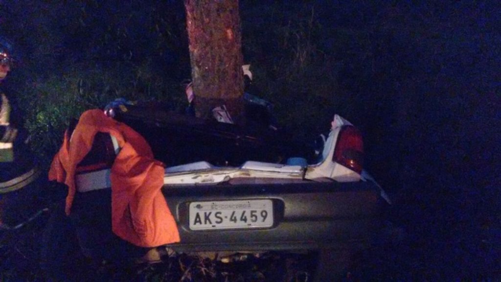 Dois Jovens de 19 anos morreram em acidente em Concórdia