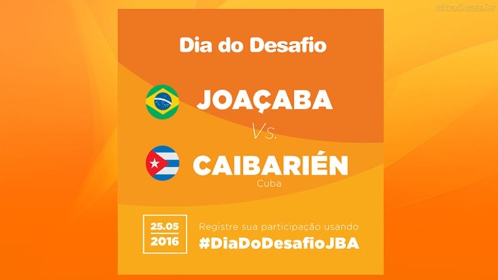 Dia do Desafio é hoje! Joaçaba está enfrentado cidade de Cuba