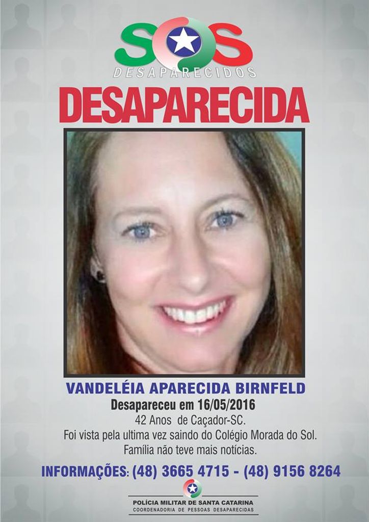 Moradora da região está desaparecida há dois dias