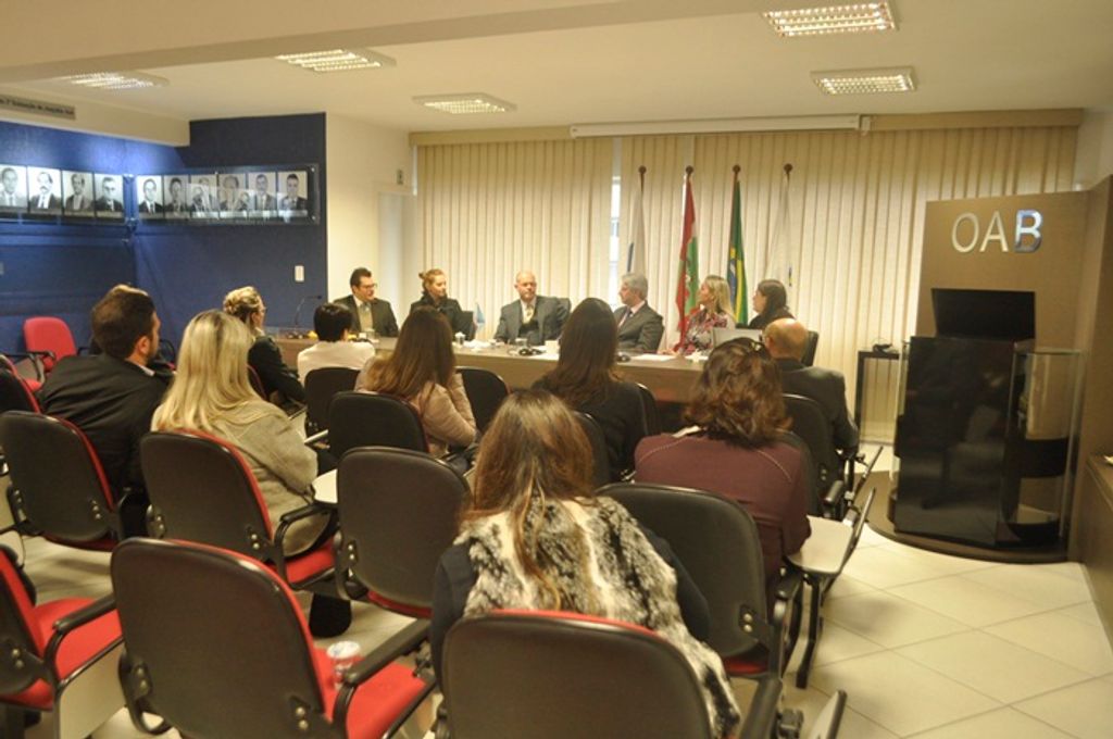 Subseção da OAB recebe visita do Juiz 1ª Vara Cível de Joaçaba