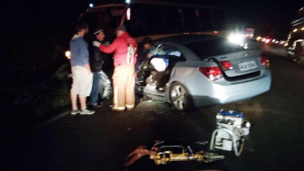 Mulher perde a vida em acidente  na BR-153